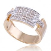 Beautifully Crafted Diamond Mens Ring with Certified Diamonds in 18k Yellow Gold - GR0026P